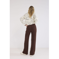 Tramontana Broek Knitted Chocolate